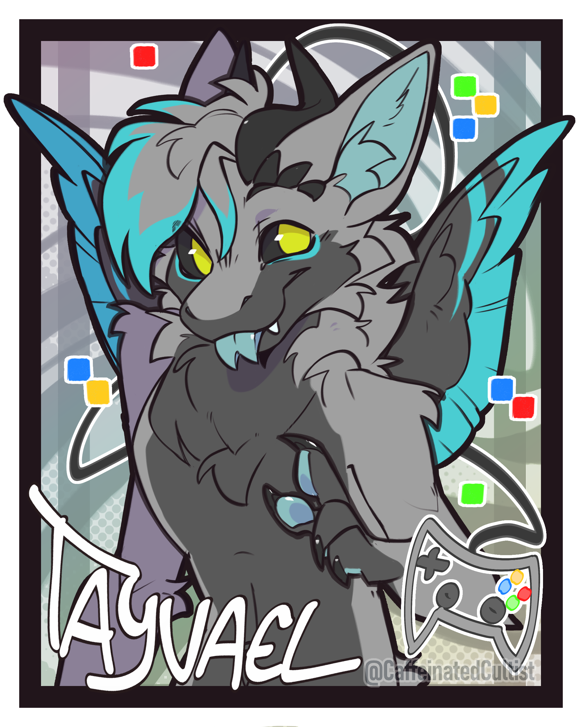 digital badge example halfbody